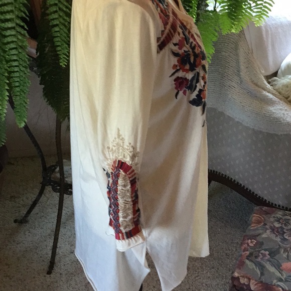 NWOT Johnny Was Claude 3/4 Sleeve Top Host Pick💜💜💜 - Picture 4 of 8